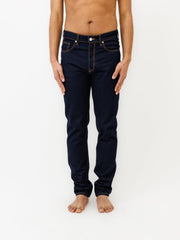 Jeans DN.30 Coupe Droite Ajustée - Bleu Un Lavage - Ateliers de Nîmes - Aura Store - vue 3