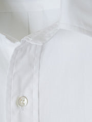 Ametora Straight Collar Selvedge Poplin White - Kamakura Shirts - détail