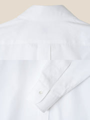 Ametora Straight Collar Selvedge Poplin White - Kamakura Shirts - détail 2