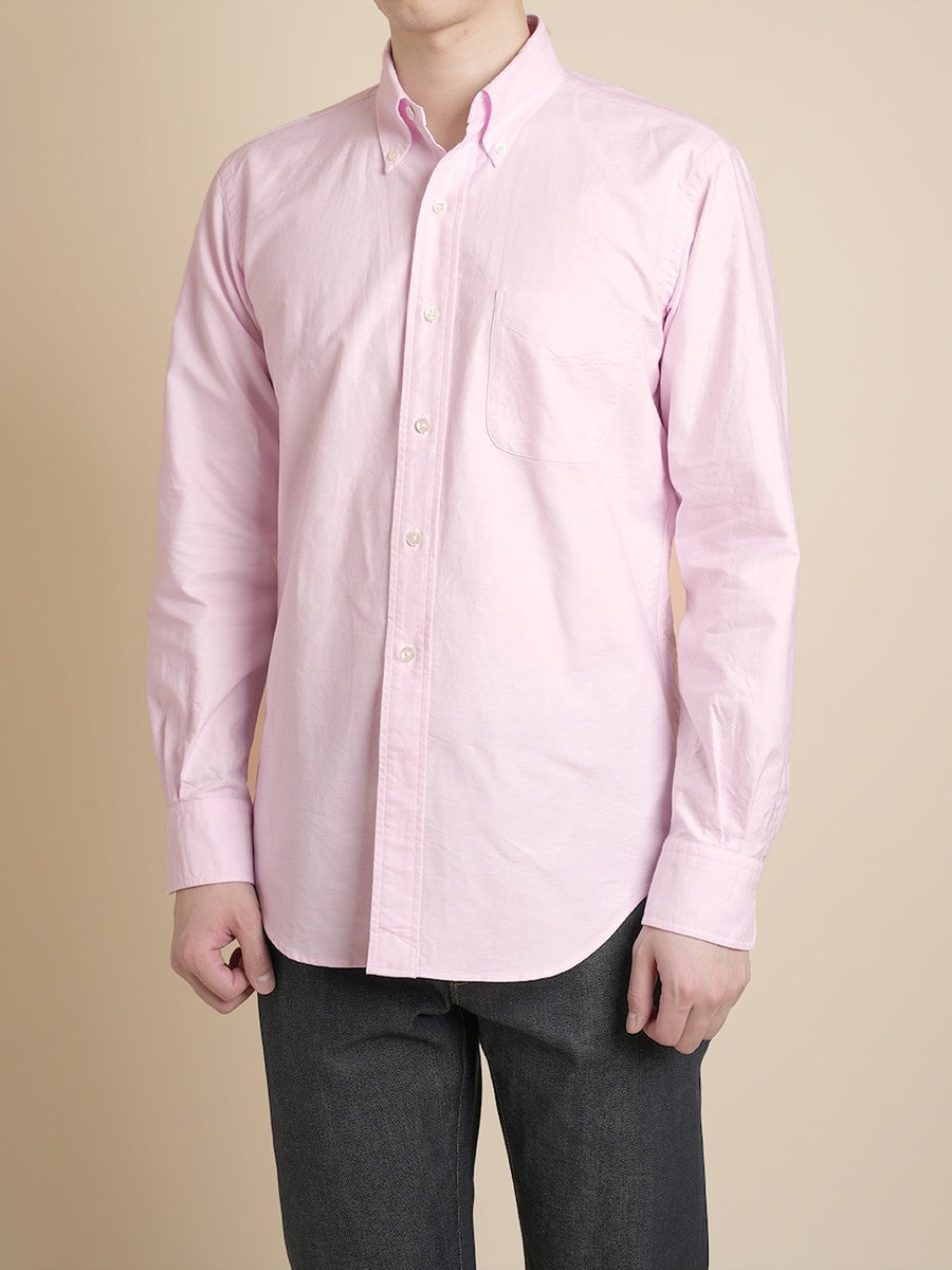 Vintage Ivy Pink Oxford - Kamakura Shirts - vue portée 2