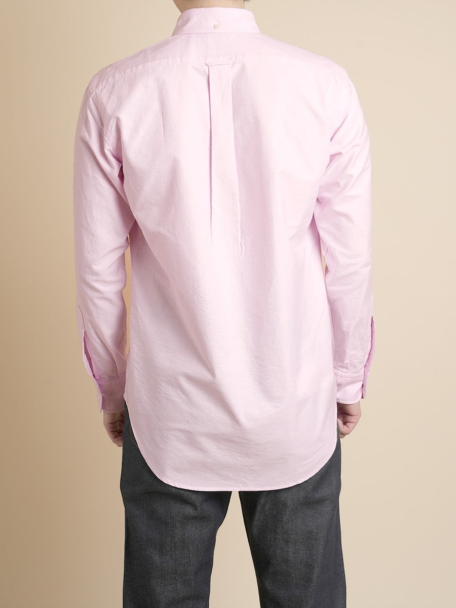 Vintage Ivy Pink Oxford - Kamakura Shirts - vue portée 3