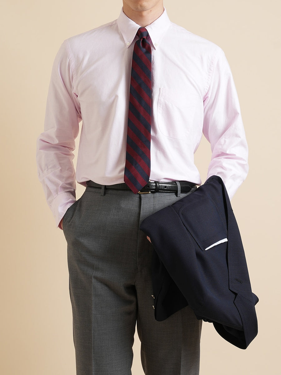 Vintage Ivy Pink Oxford - Kamakura Shirts - détail