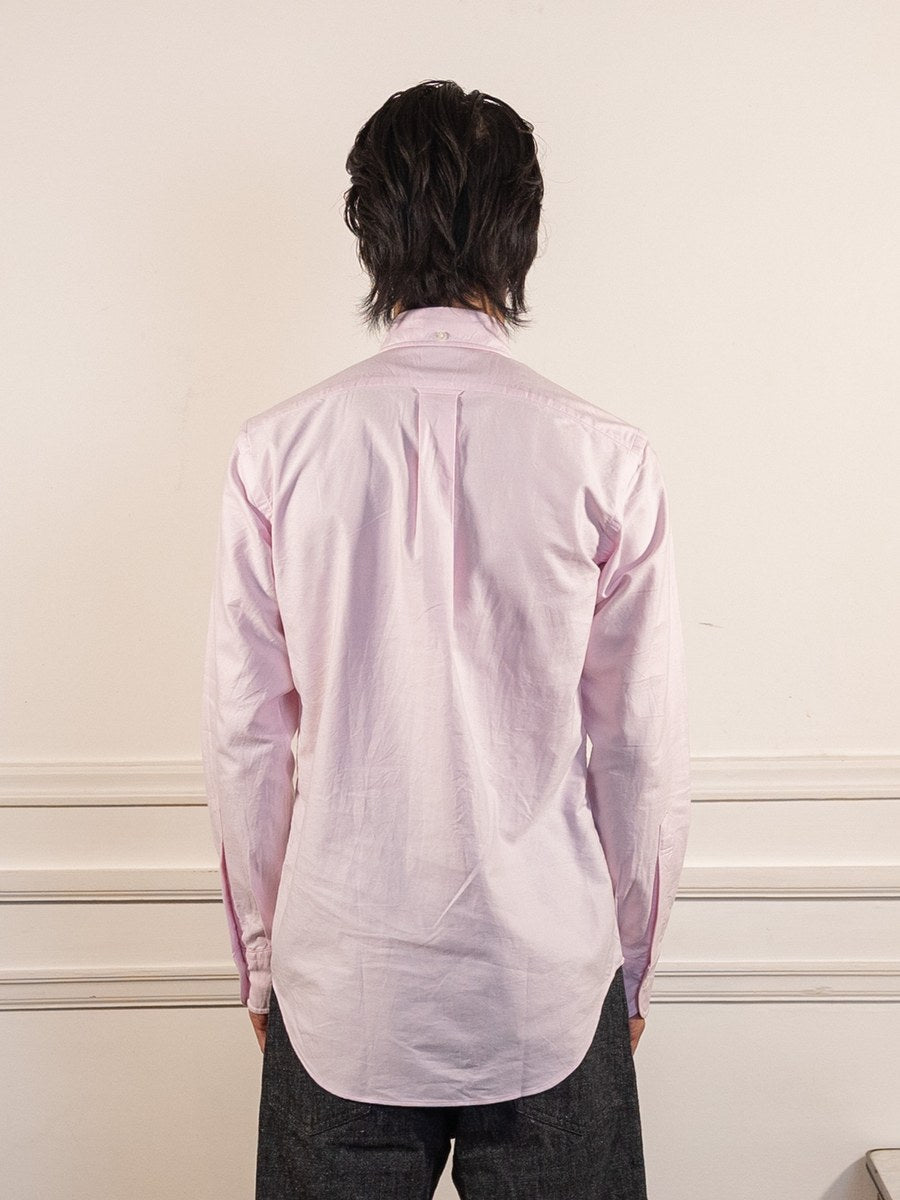 Vintage Ivy Pink Oxford - Kamakura Shirts - vue de dos portée