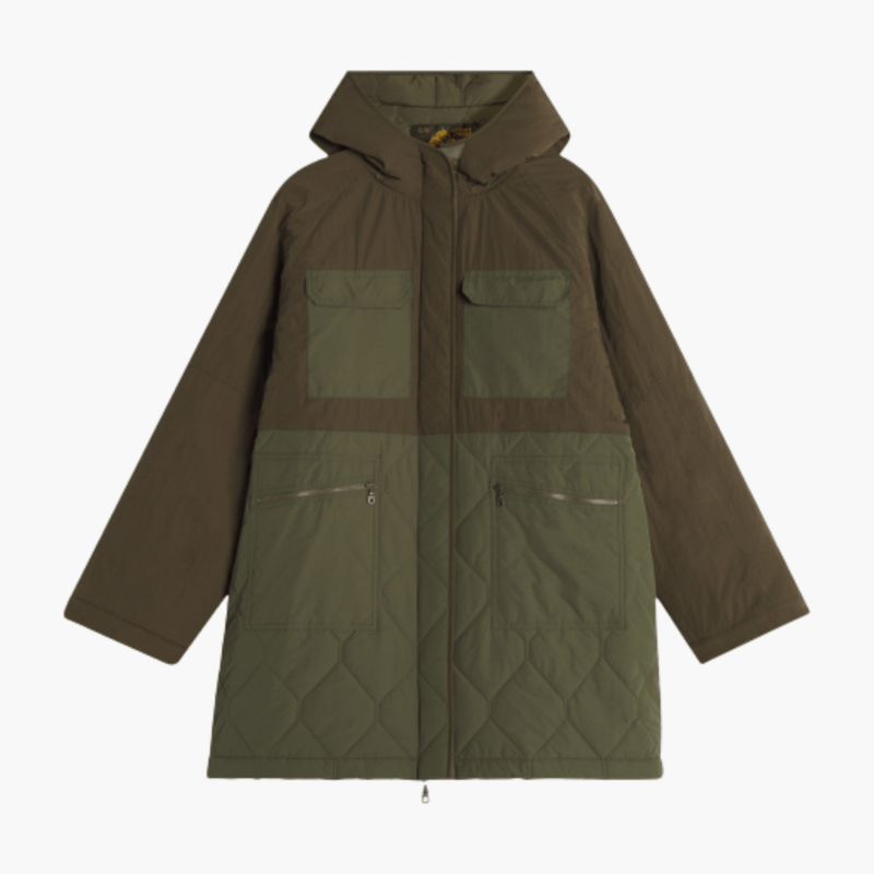 Matalio Bicolor Parka Le Mont Saint Michel portée – vêtements homme Rennes – Aura Store