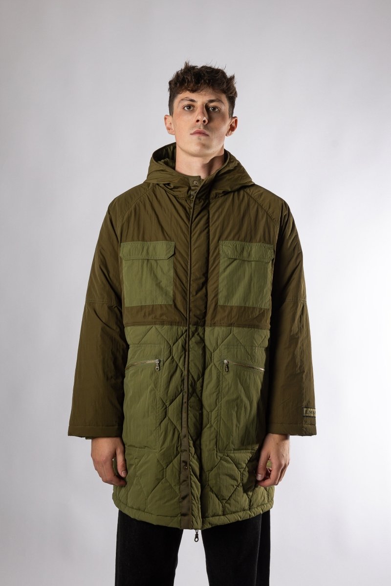 Détail Matalio Bicolor Parka bicolore – boutique homme Rennes – Aura Store