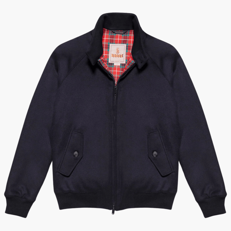 Détail Melton G9 Deep Blue – boutique homme Rennes – Aura Store