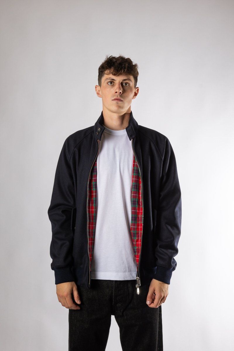 Melton G9 Deep Blue laine premium – vêtements homme Rennes – Aura Store Rennes