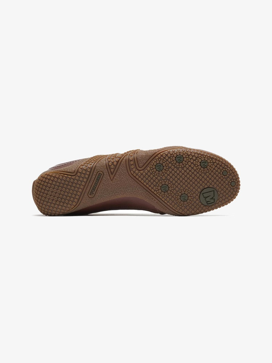 Merrell Relay Lace x Harris Tweed Dark Walnut, semelle