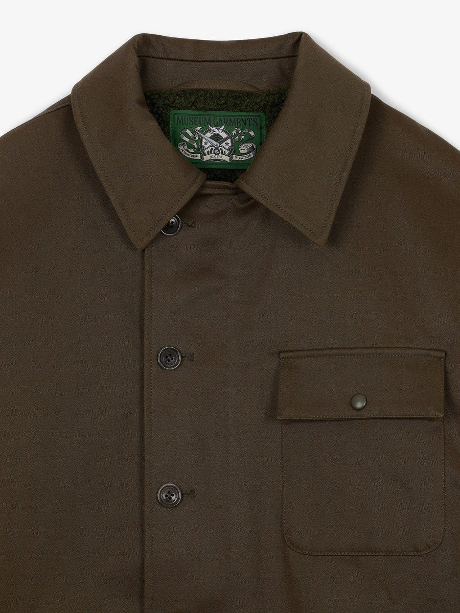 Museum Garments A-2 Military Jacket vert militaire foncé en coton - détail 1