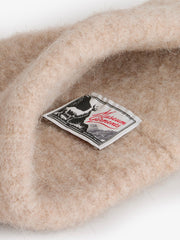 Museum Garments Alpaca Beanie beige chiné en baby alpaga - détail 1