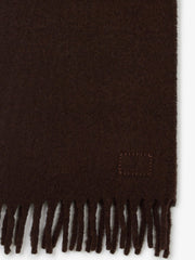 Écharpe Museum Garments marron en alpaga - détail 1