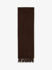 Écharpe Museum Garments marron en alpaga - packshot