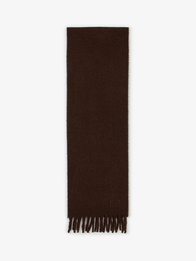 Écharpe Museum Garments marron en alpaga - packshot