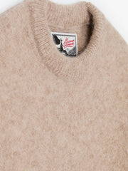 Museum Garments Alpaca Sweater beige chiné en baby alpaga - détail 3