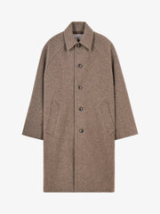 Car Coat Raglan Museum Garments beige chiné - packshot