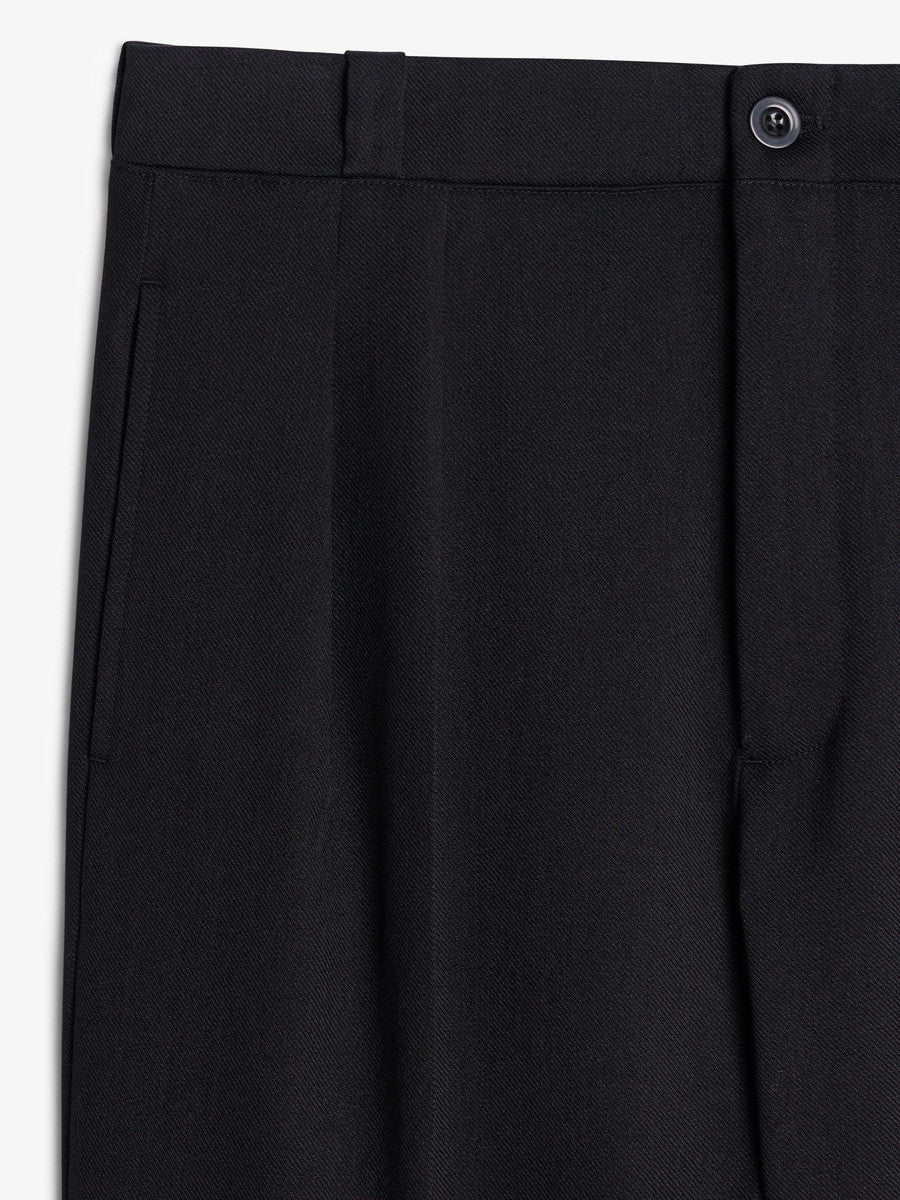 Museum Garments French Military Pants noir en gabardine de laine vierge - détail 1