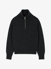 Museum Garments Sailor Sweater charcoal en laine d'agneau mérinos - packshot