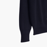 museum garments deck sweater navy laine mérinos rws côtes anglaises tricoté écosse aura store rennesss