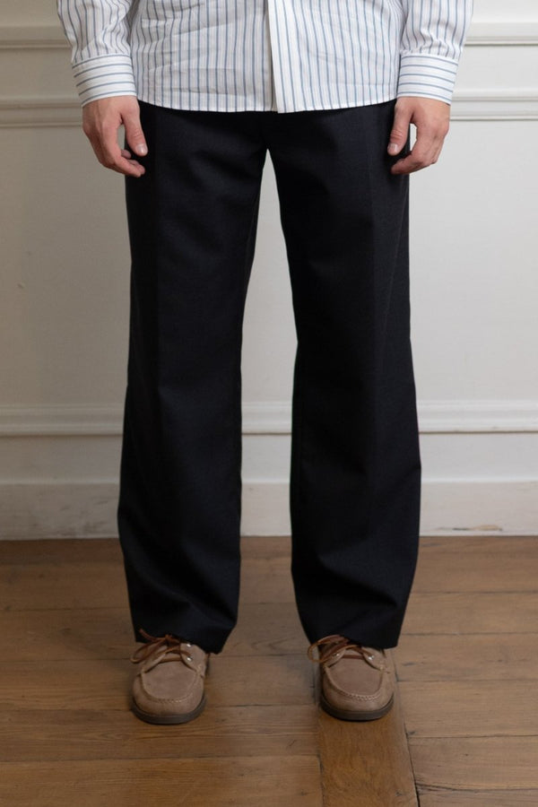 French military pants - Laine tropicale - Gris Anthracite chiné