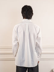 Button Down Wind Shirt - White - nanamica - vue de dos portée