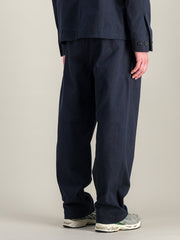 Wide Double Pleats Pants - Navy - Parages - Aura Store - vue 6