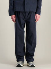 Wide Double Pleats Pants - Navy - Parages - Aura Store - vue 5
