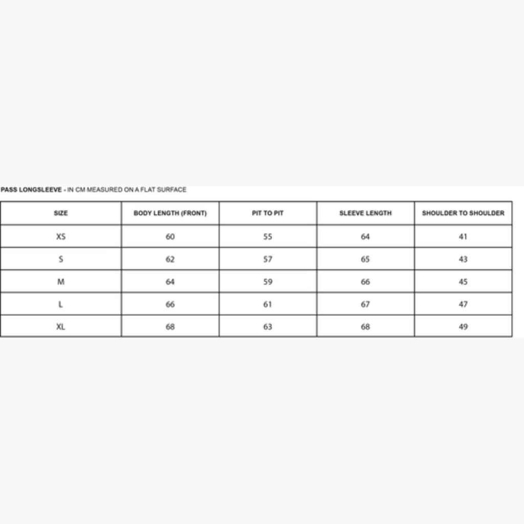 Pass Longsleeve Black Rib jersey côtelé noir – vêtements homme Rennes – Aura Store Rennes