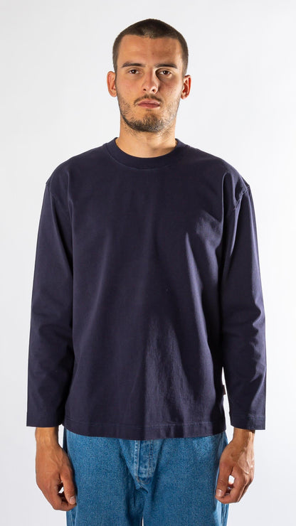 THE LONG SLEEVE T-SHIRT NAVY BLUE Verlan