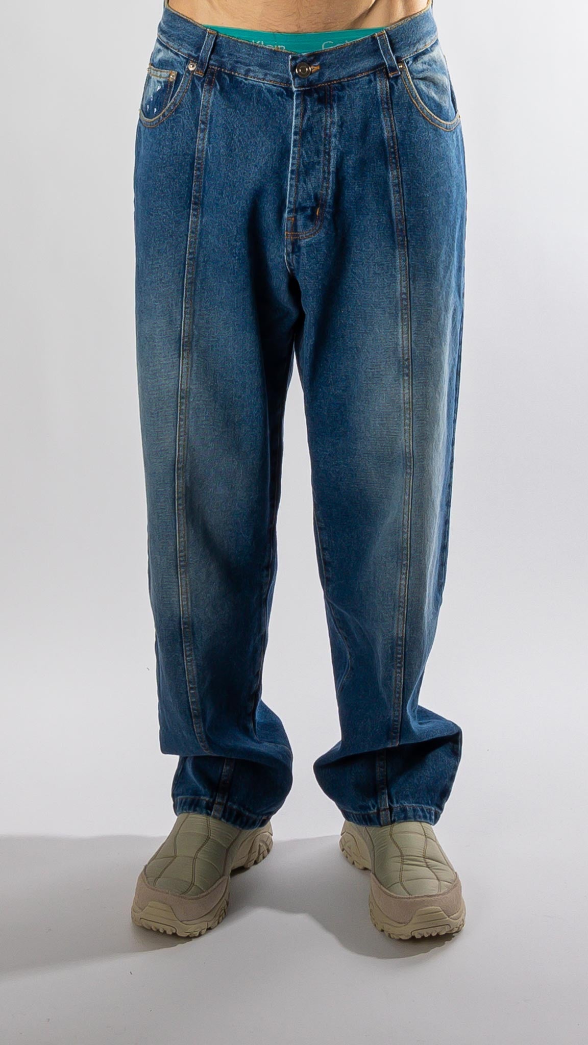 Drs denim seam pants Pop trading company