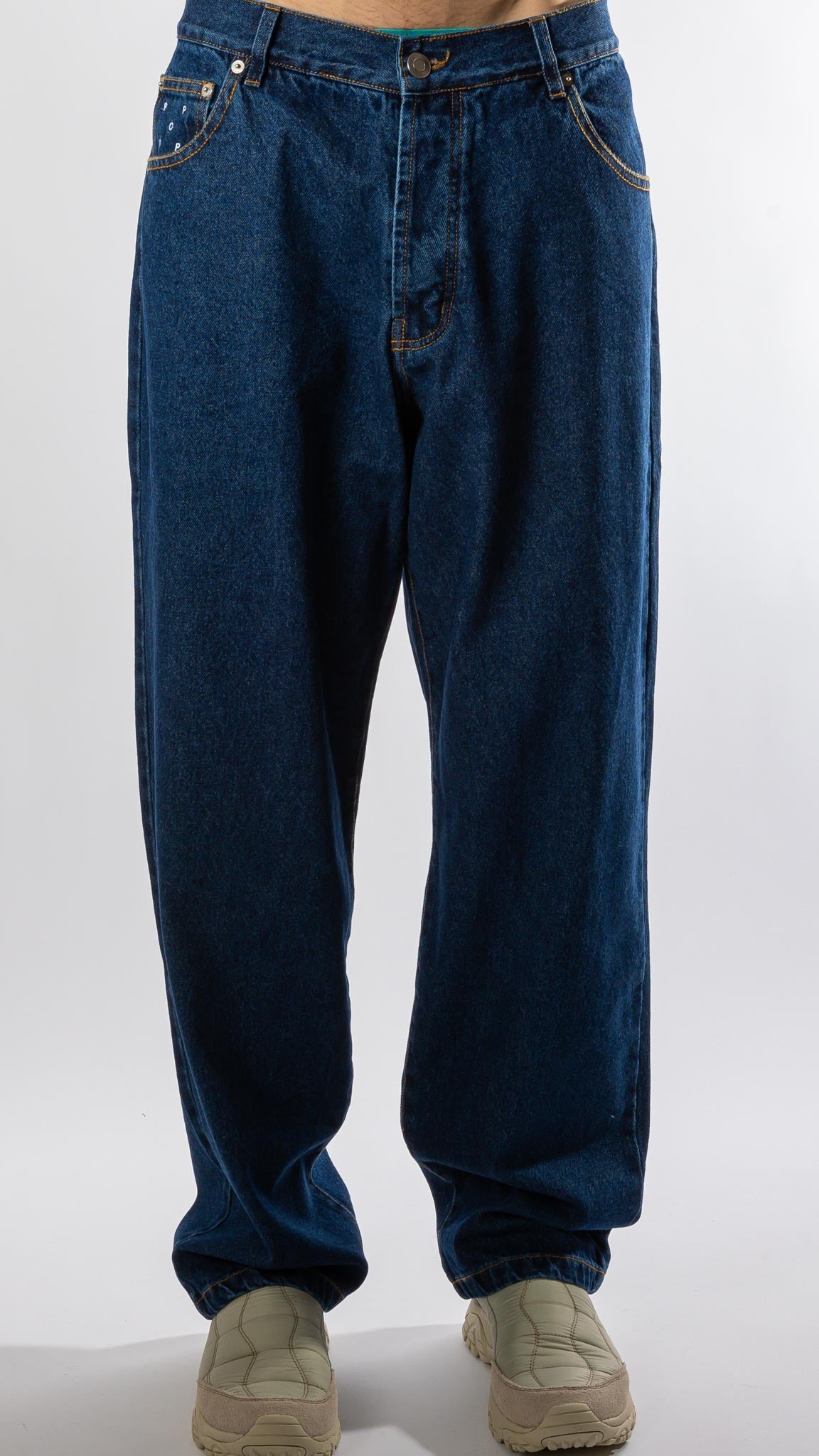 drs denim pant - rinsed Pop trading company