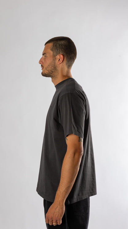 Logo t-shirt - Anthracite / Black Pop trading company
