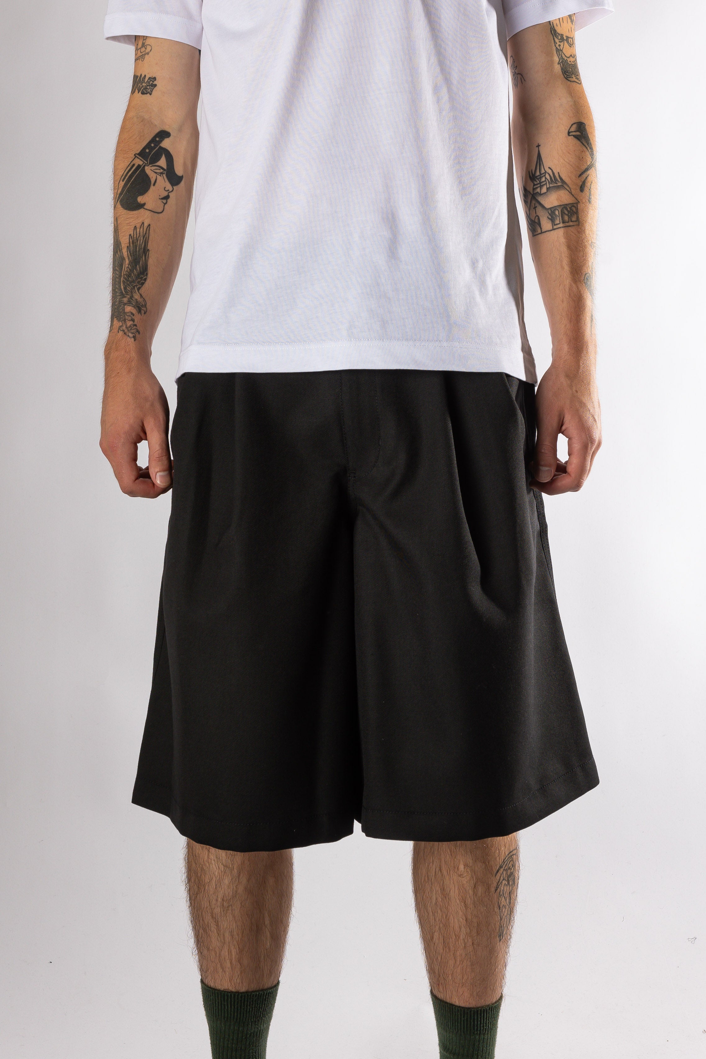 Men's Pleated Shorts COMME DES GARÇONS shirt