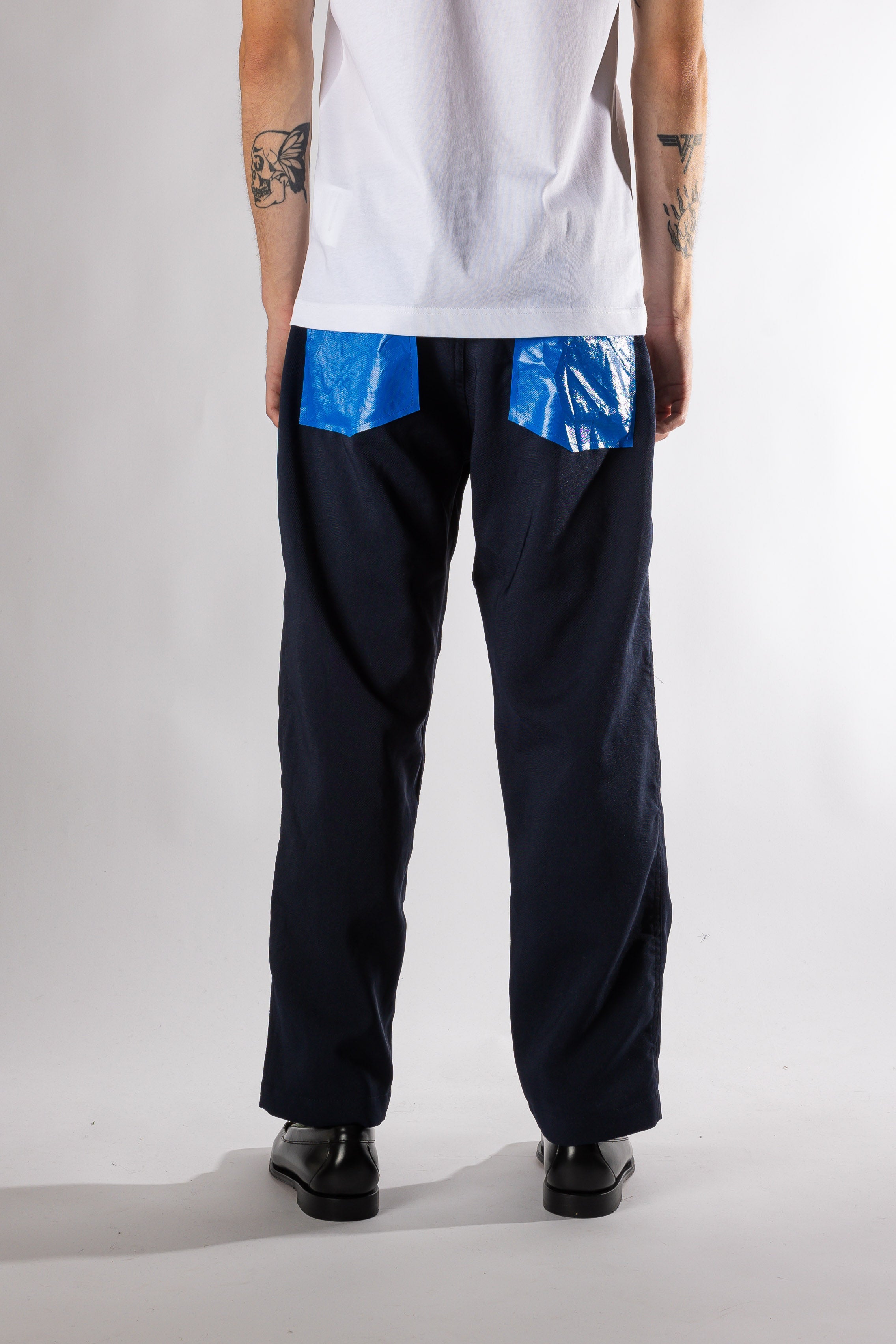 Men's Tapered Leg Trousers NAVY COMME DES GARÇONS shirt