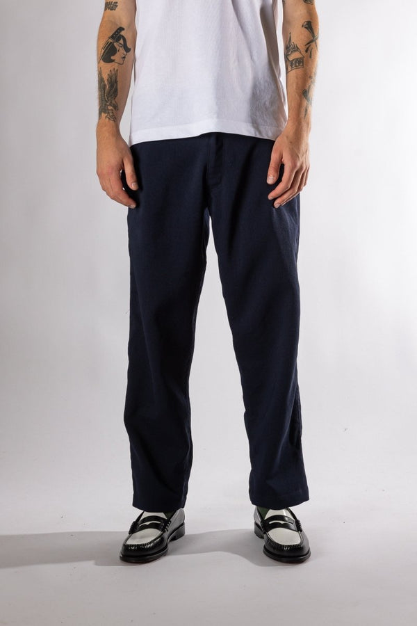 Men's Tapered Leg Trousers NAVY COMME DES GARÇONS shirt