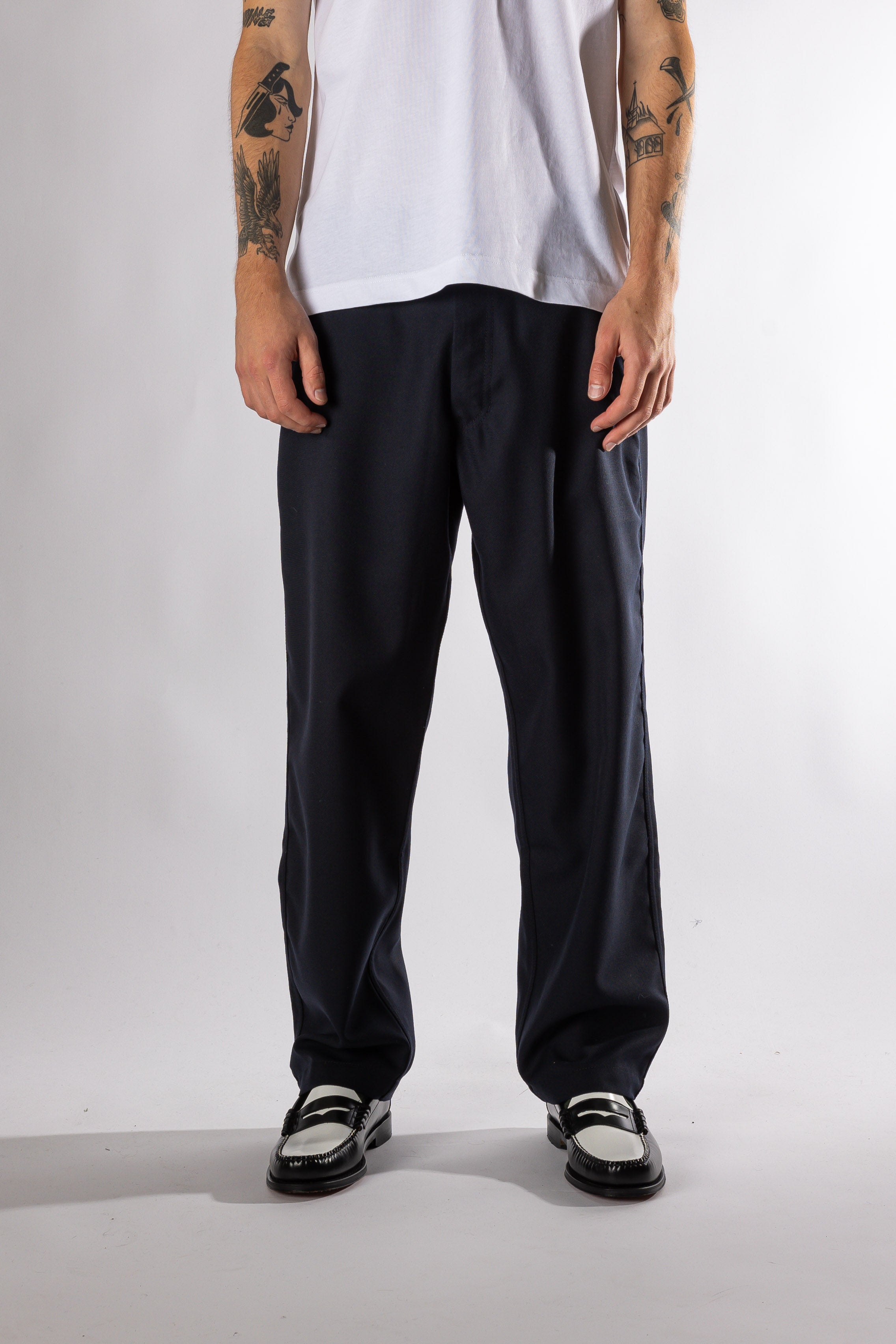 MENS PANTS WOVEN NAVY COMME DES GARÇONS shirt