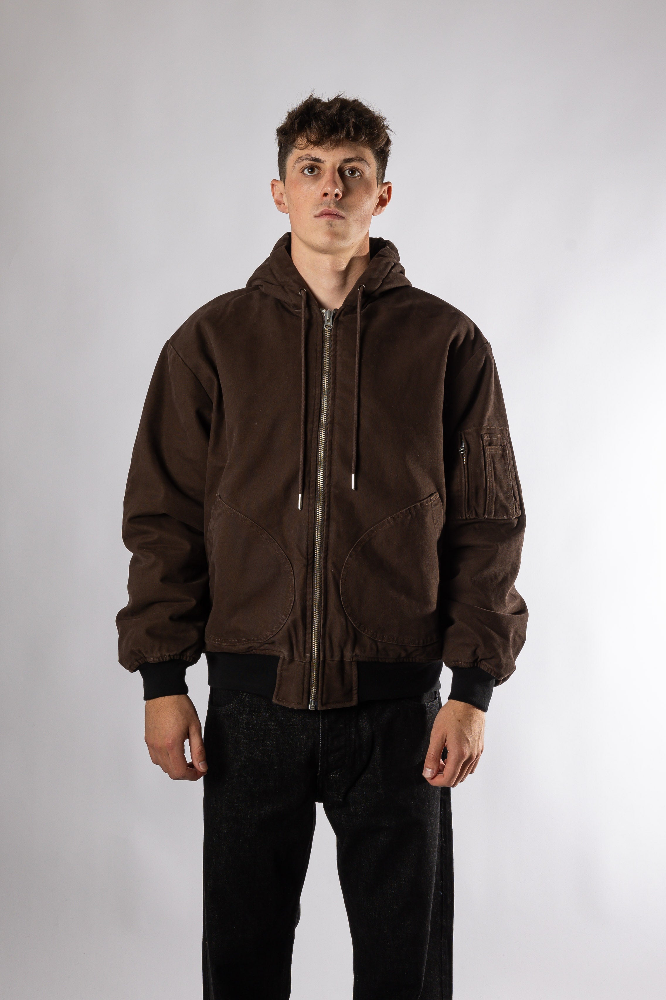 Hooded flight jacket - delicioso Pop trading company