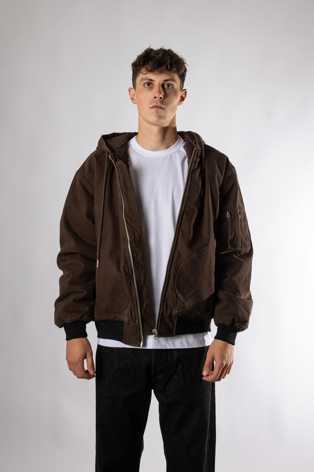 Hooded flight jacket - delicioso Pop trading company