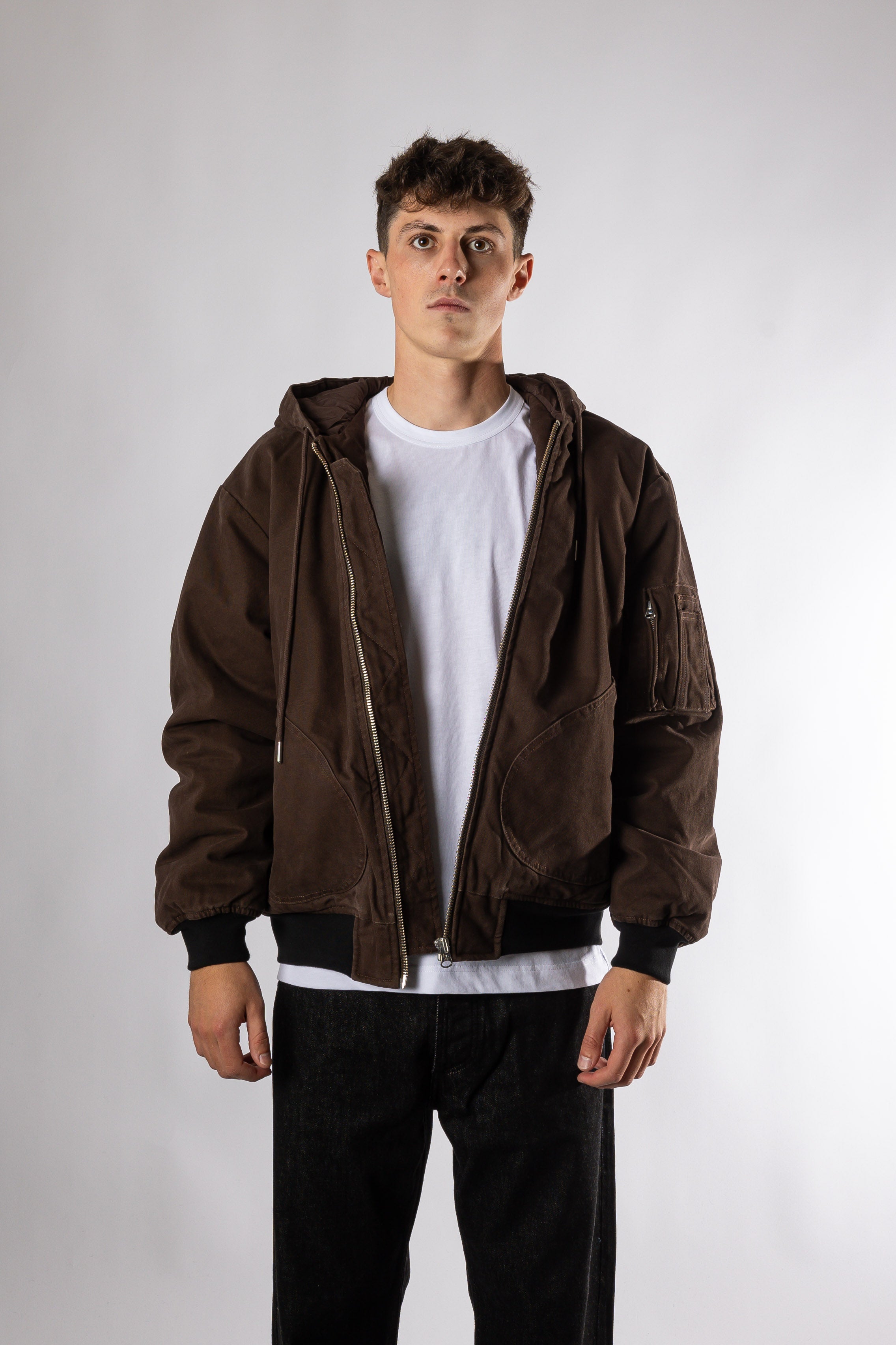 Hooded flight jacket - delicioso Pop trading company