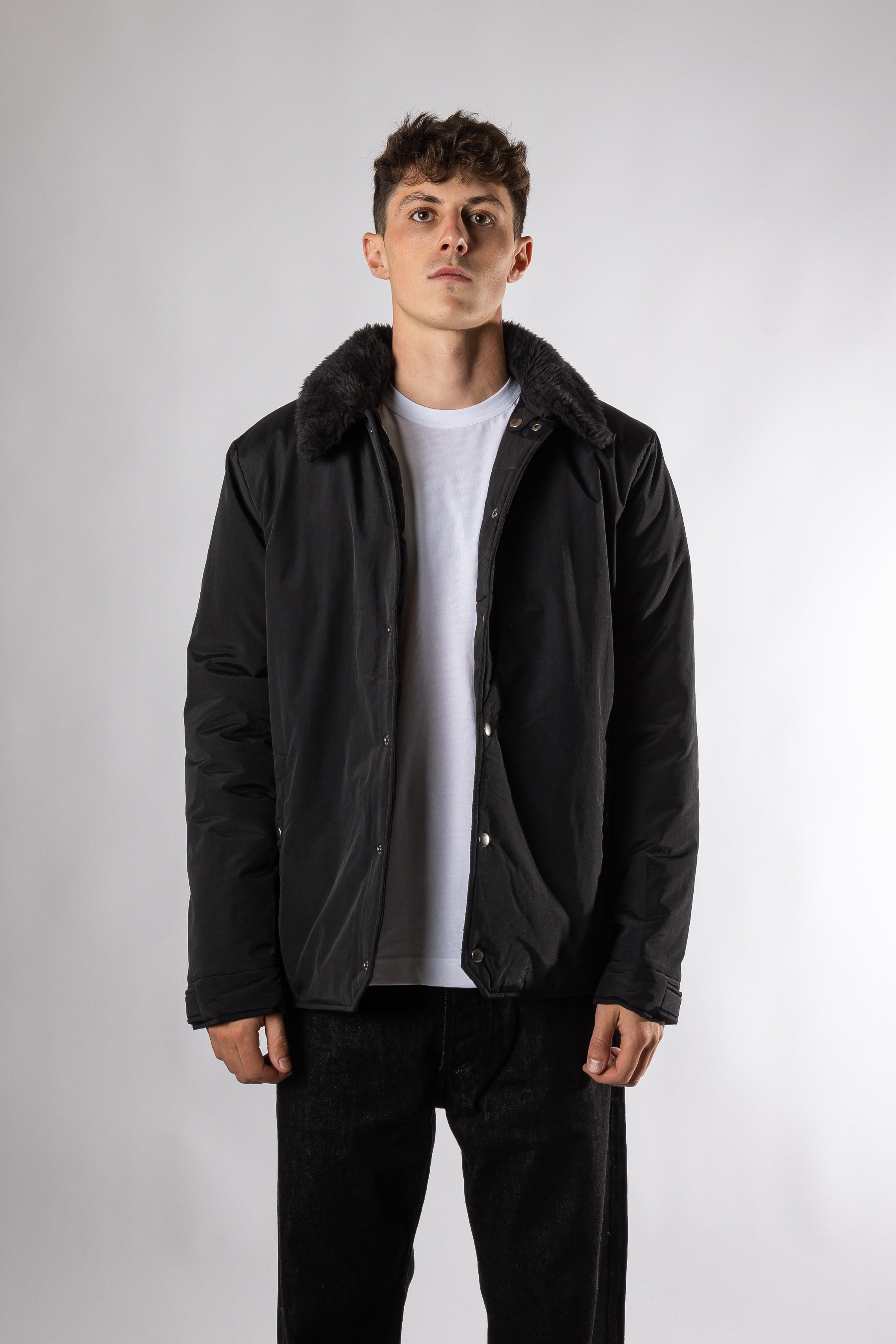Padded Jacket - Black Pop trading company
