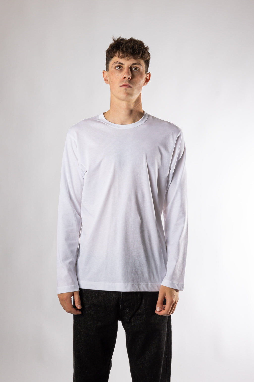 CDG Shirt Forever - Men's Long-sleeve - White COMME DES GARÇONS shirt