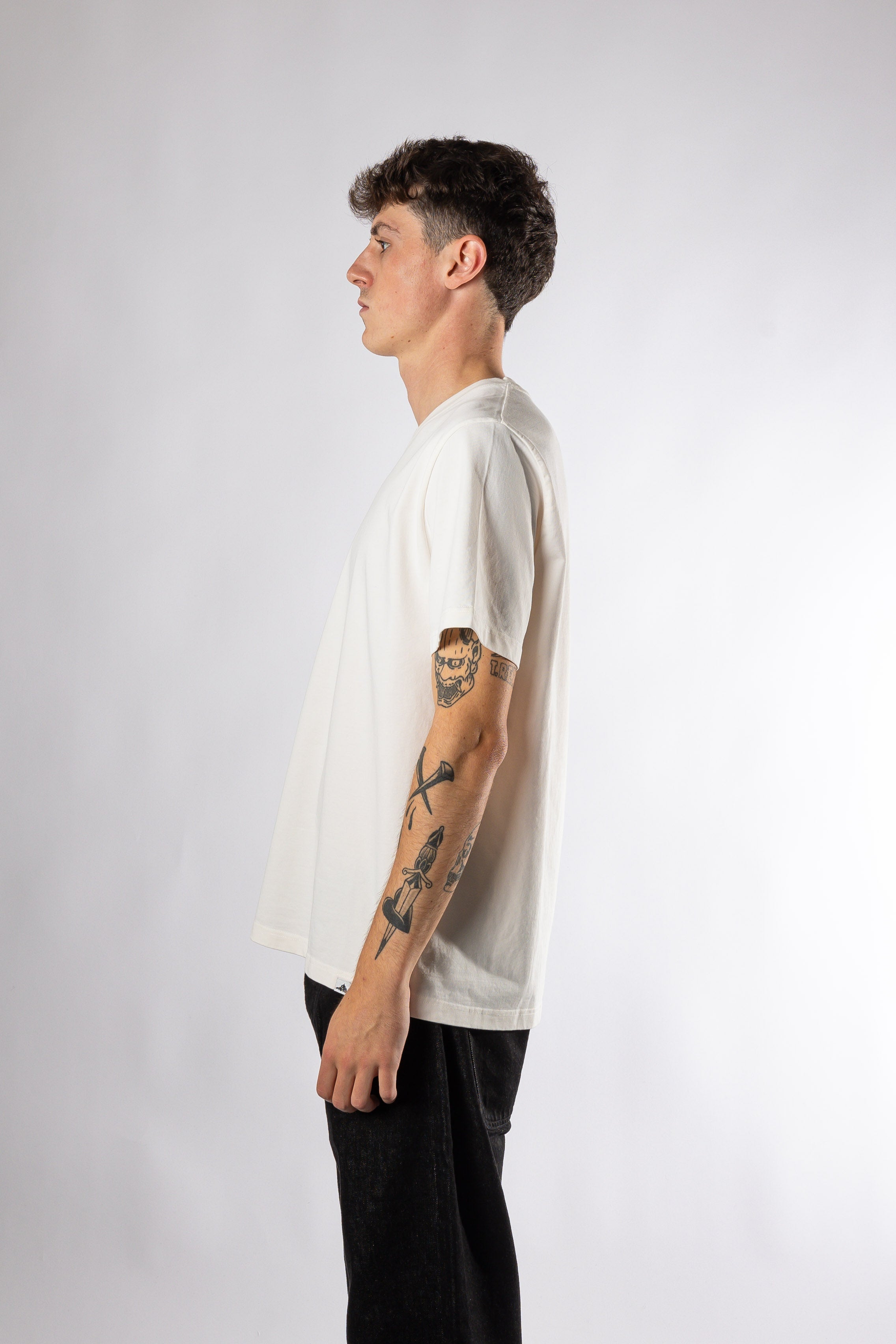 TOBIN - INTERLOCK TEE SHIRT - Off White Le Mont Saint Michel