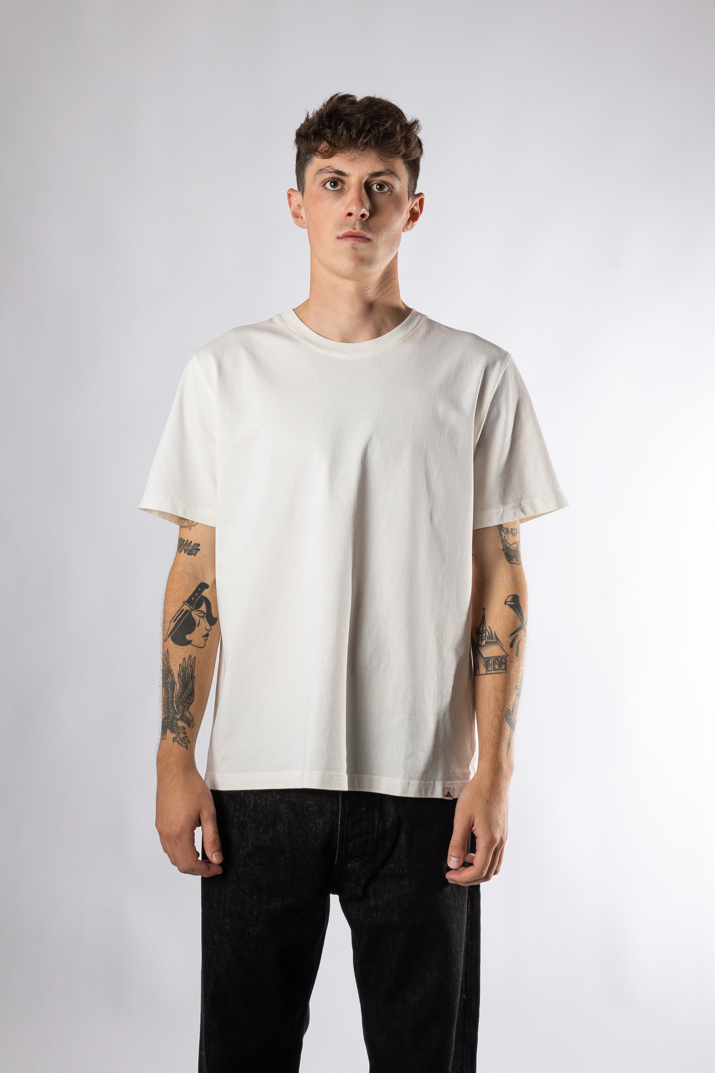 TOBIN - INTERLOCK TEE SHIRT - Off White Le Mont Saint Michel