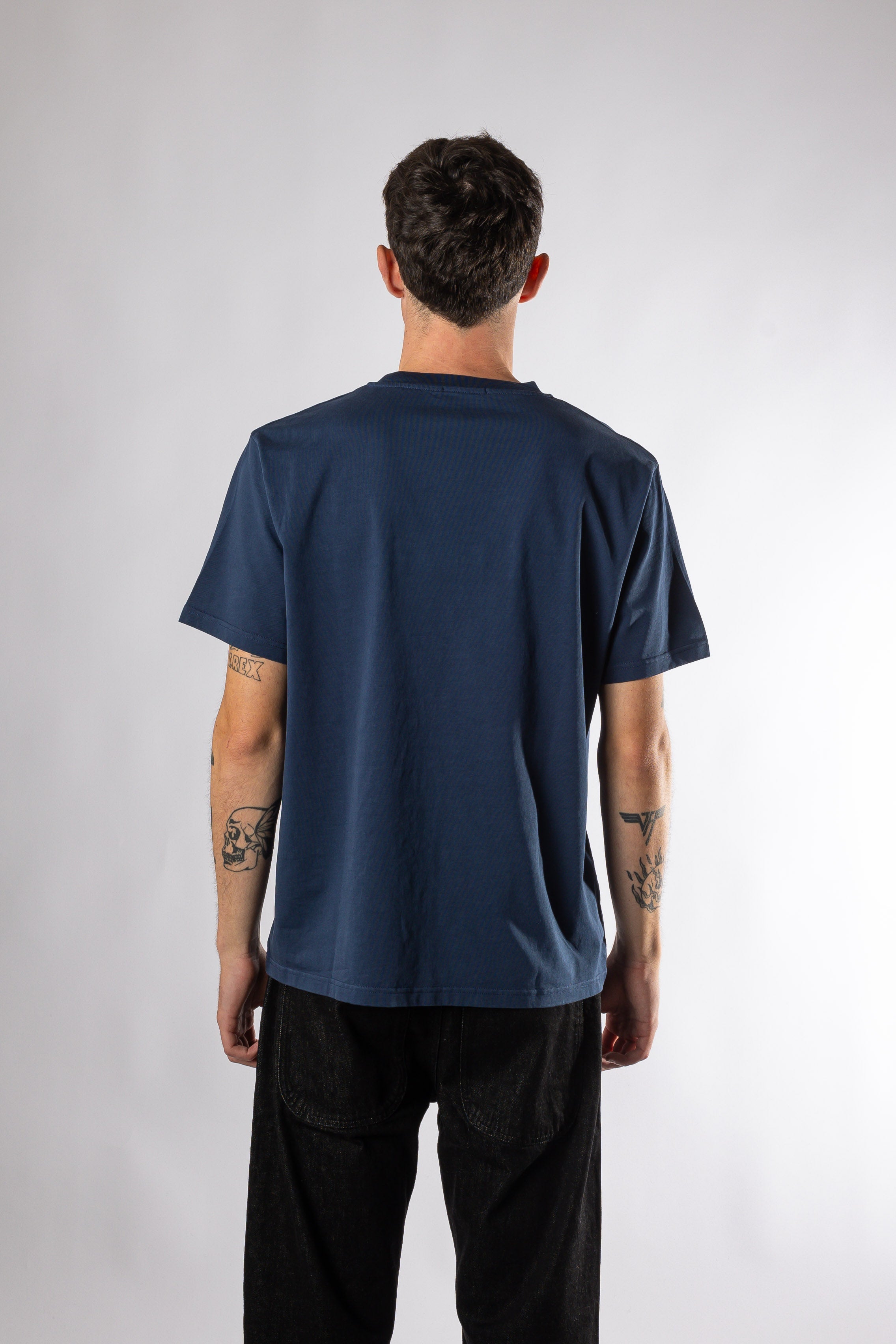 TOBIN - INTERLOCK TEE SHIRT - Navy Le Mont Saint Michel