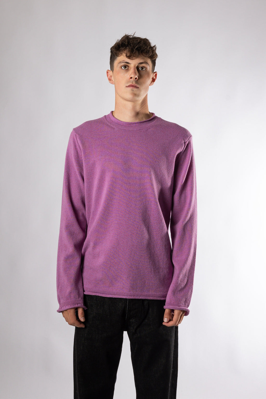 MENS SHIRT KNITTED - PURPLE COMME DES GARÇONS shirt