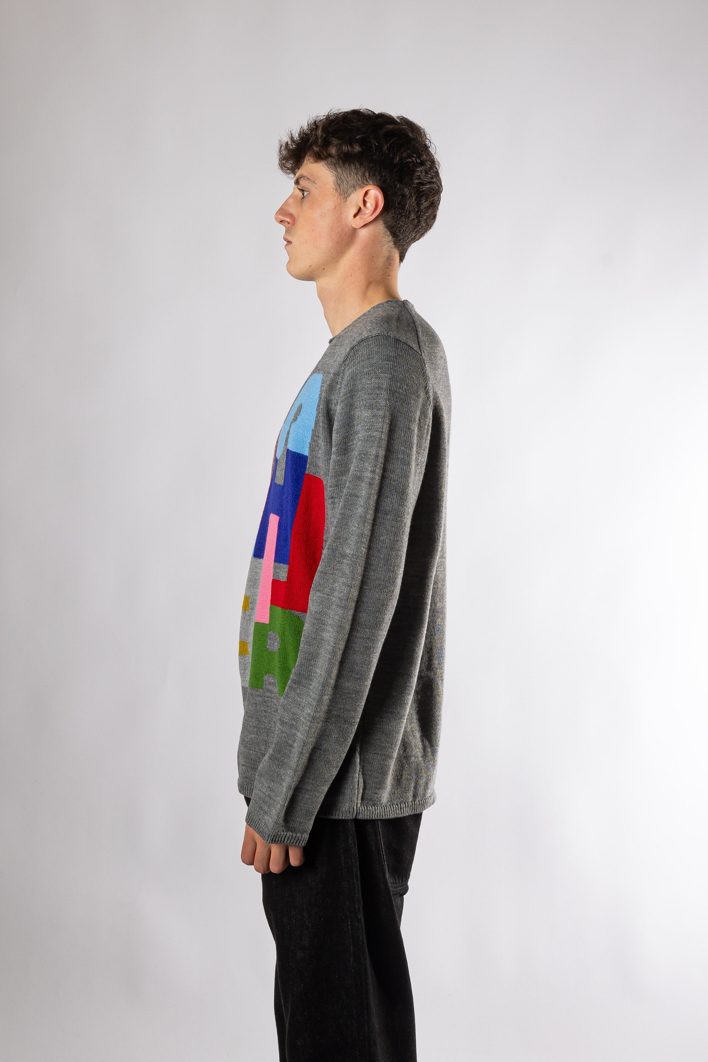 MENS SHIRT KNITTED Grey COMME DES GARÇONS shirt