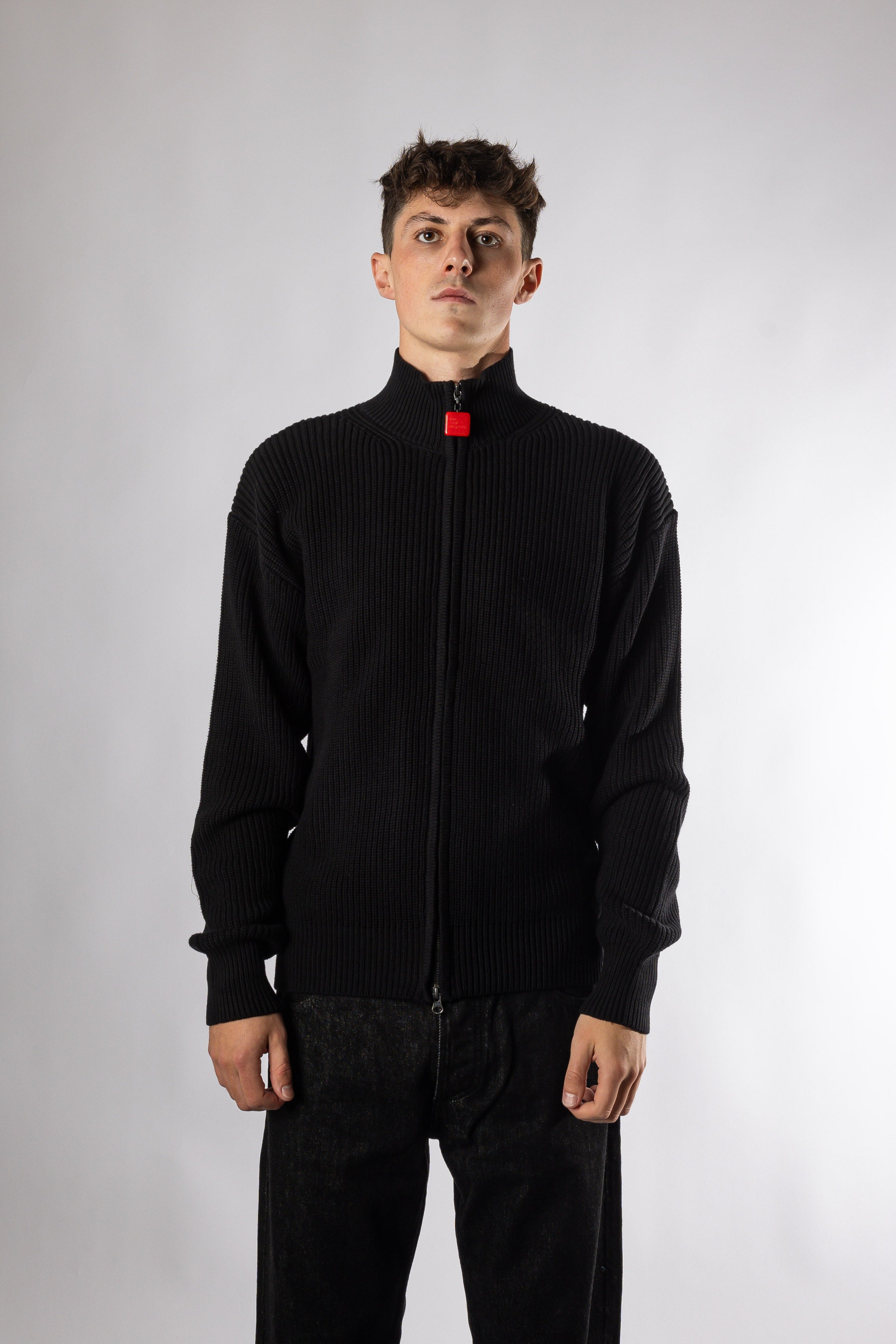 Fisherman Plain Zip Up Sweater The New Original