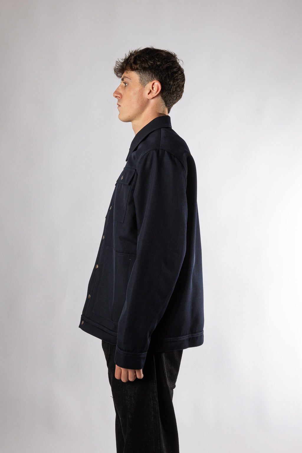 Vertou Jacket - Navy Le Mont Saint Michel