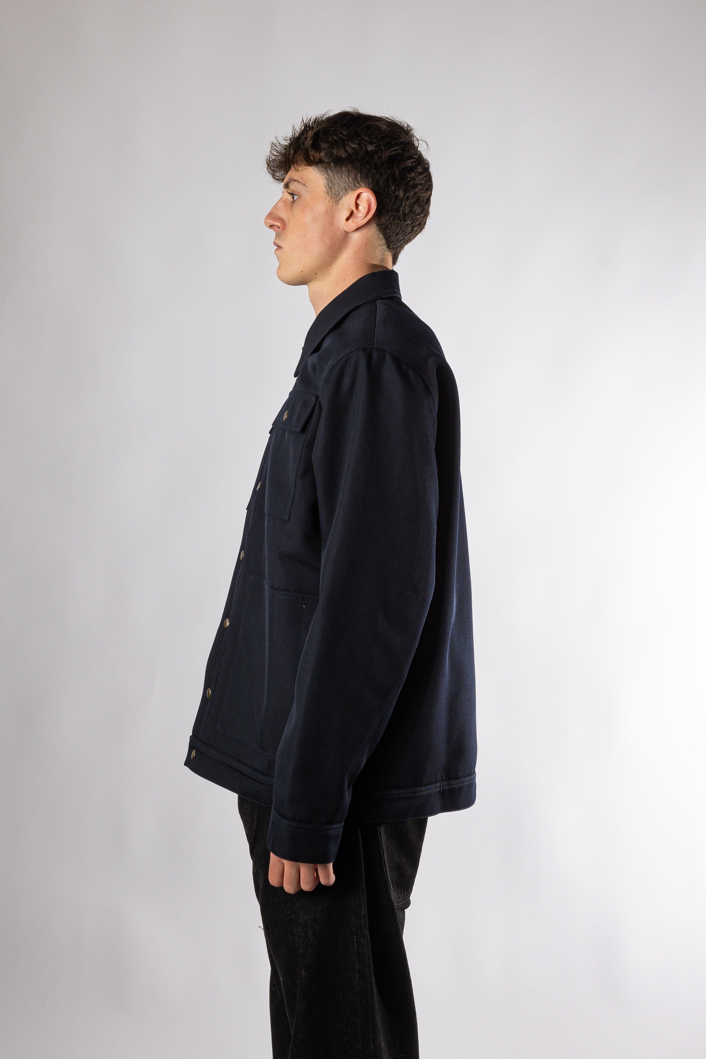 Vertou Jacket - Navy Le Mont Saint Michel