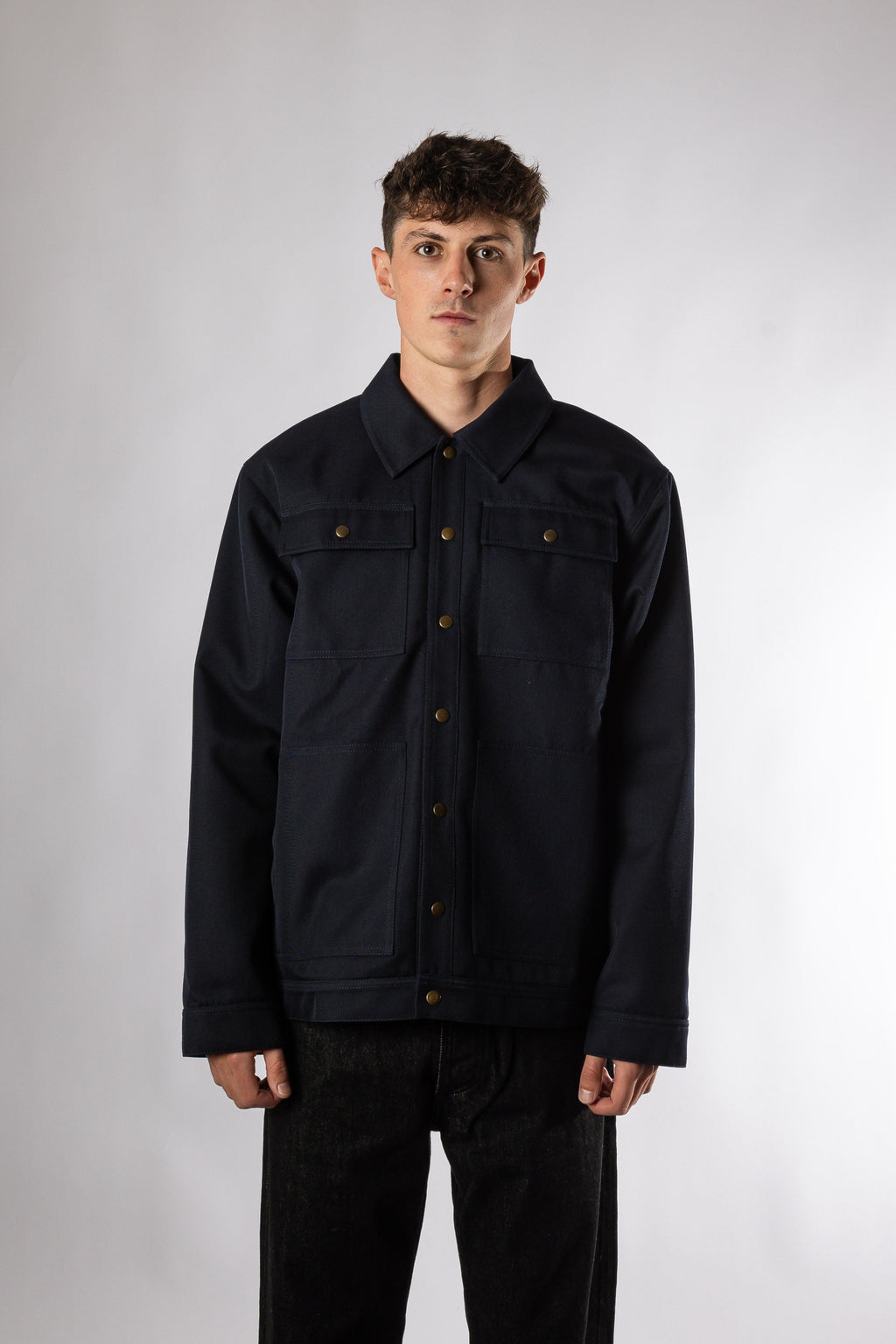 Vertou Jacket - Navy Le Mont Saint Michel