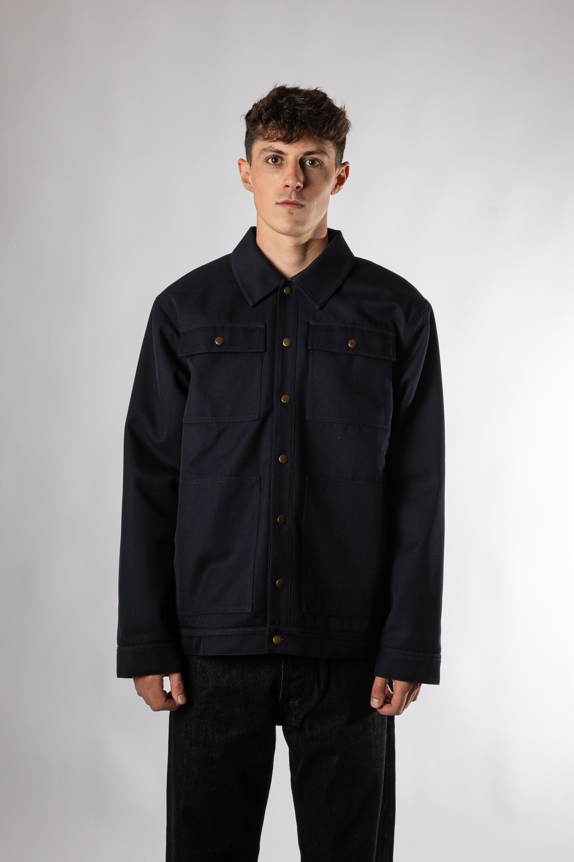 Vertou Jacket - Navy Le Mont Saint Michel
